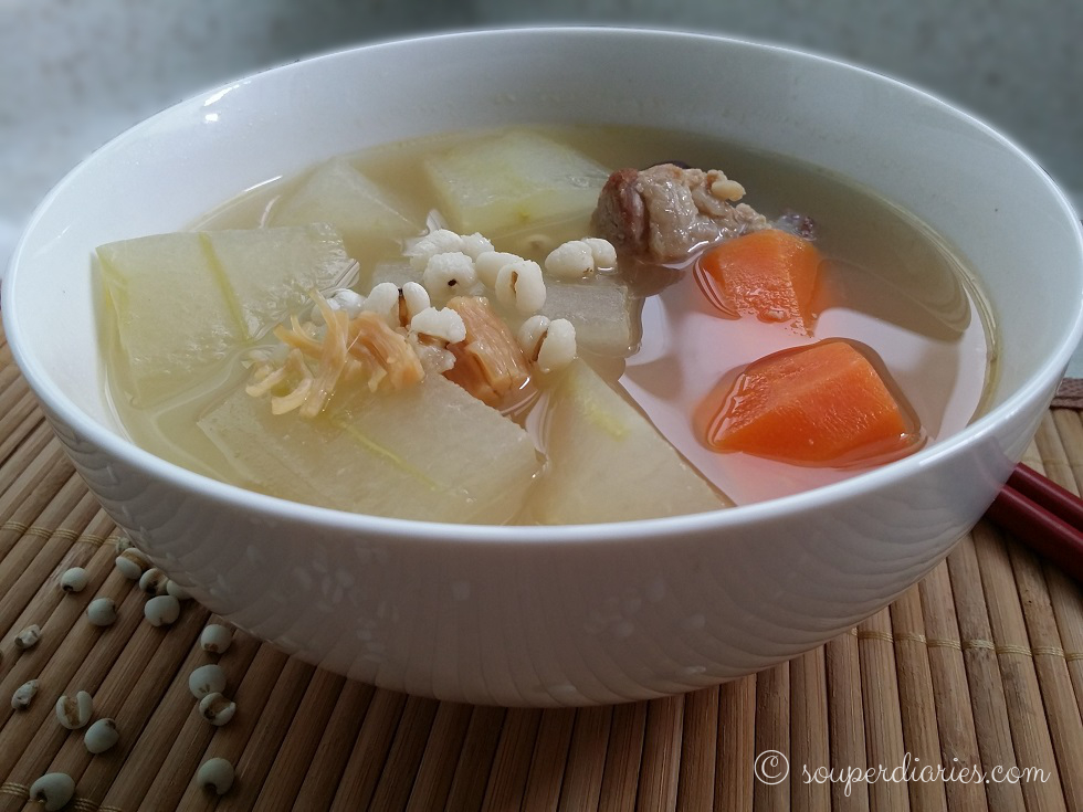 Winter Melon with Barley Soup Souper Diaries