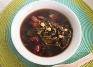 luo han guo with watercress soup