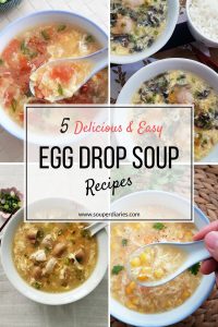 5 easy egg drop soup recipes