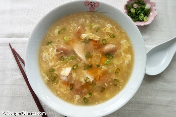 Chicken egg drop soup recipe