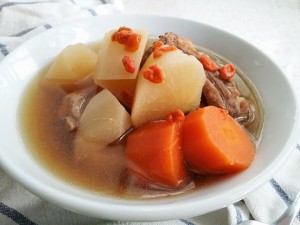 white radish soup