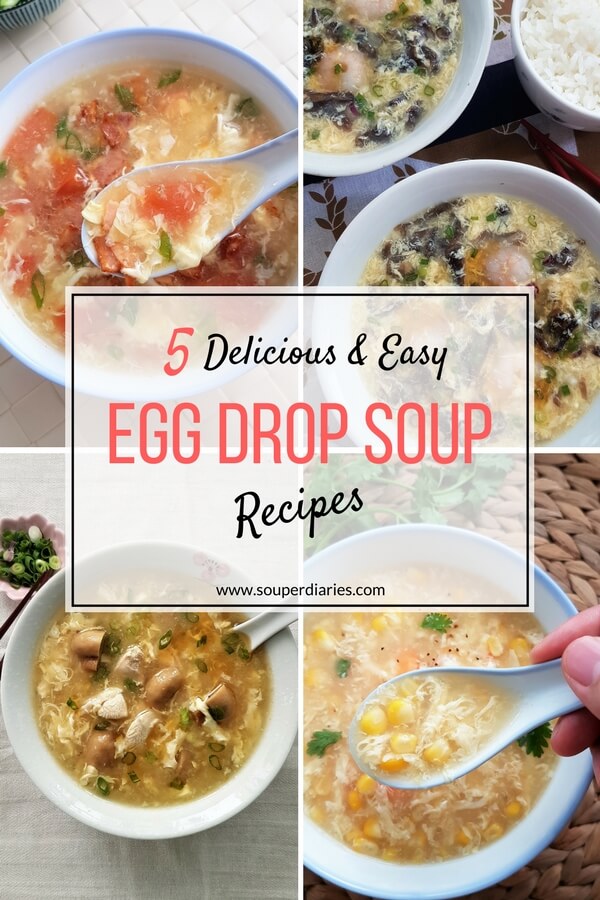 5 easy egg drop soup recipes