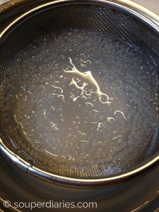 Step 6 of cooking sago pearls