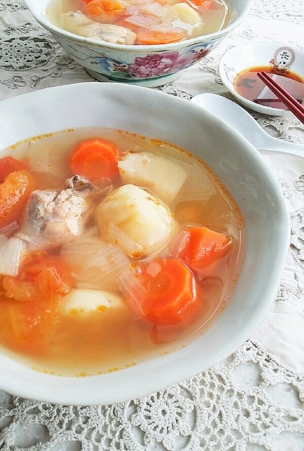 ABC Soup with Vegetables and Chicken - Khin's Kitchen