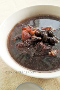black bean soup