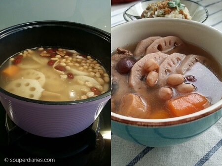 Lotus Root and Pork Soup (蓮藕汤) - Wok and Kin