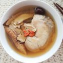 Chinese herbal chicken soup