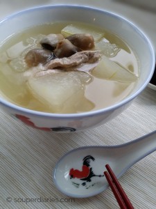 Chinese winter melon soup