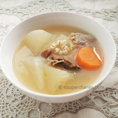 Winter Melon with Barley Soup