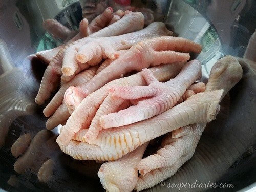 chicken feet