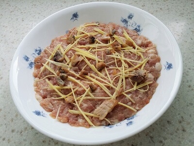 steamed minced pork with salted fish