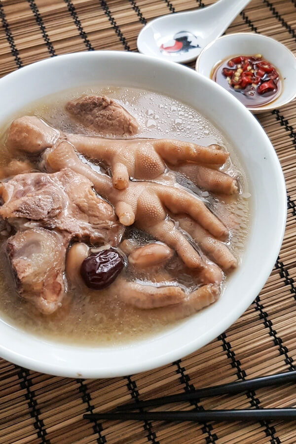 Chicken feet soup recipe