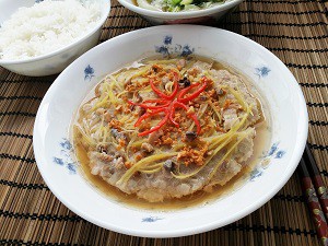 steamed pork with salted fish