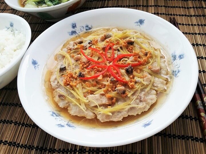 steamed pork with salted fish