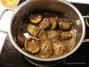 braised mushrooms