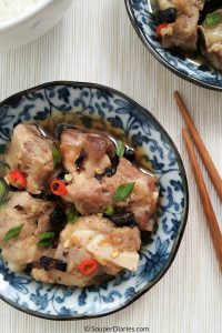 Dim sum spare ribs in black bean sauce. A classic Chinese dish.