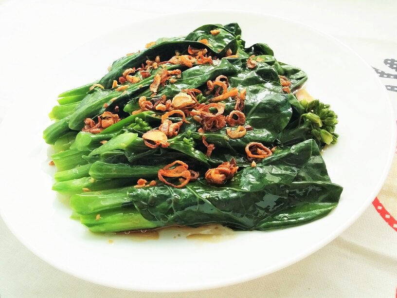 kai lan with oyster sauce