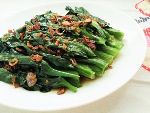 Chinese broccoli with oyster sauce