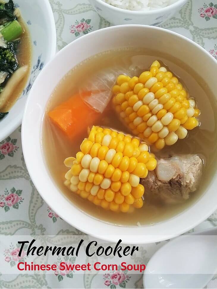 Thermal Cooker Chinese Sweet Corn Soup Recipe - Souper Diaries