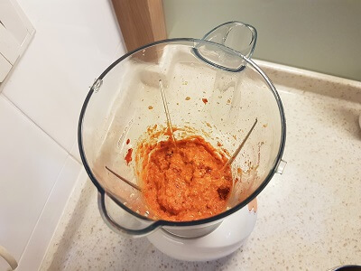 blend spices in food processor