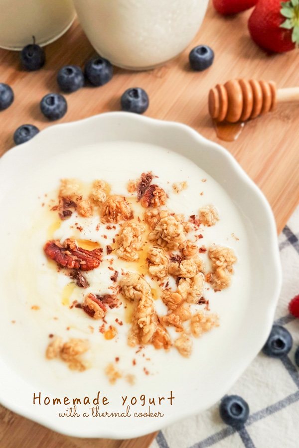 Step-by-Step Homemade Yogurt in a Thermos - Delishably