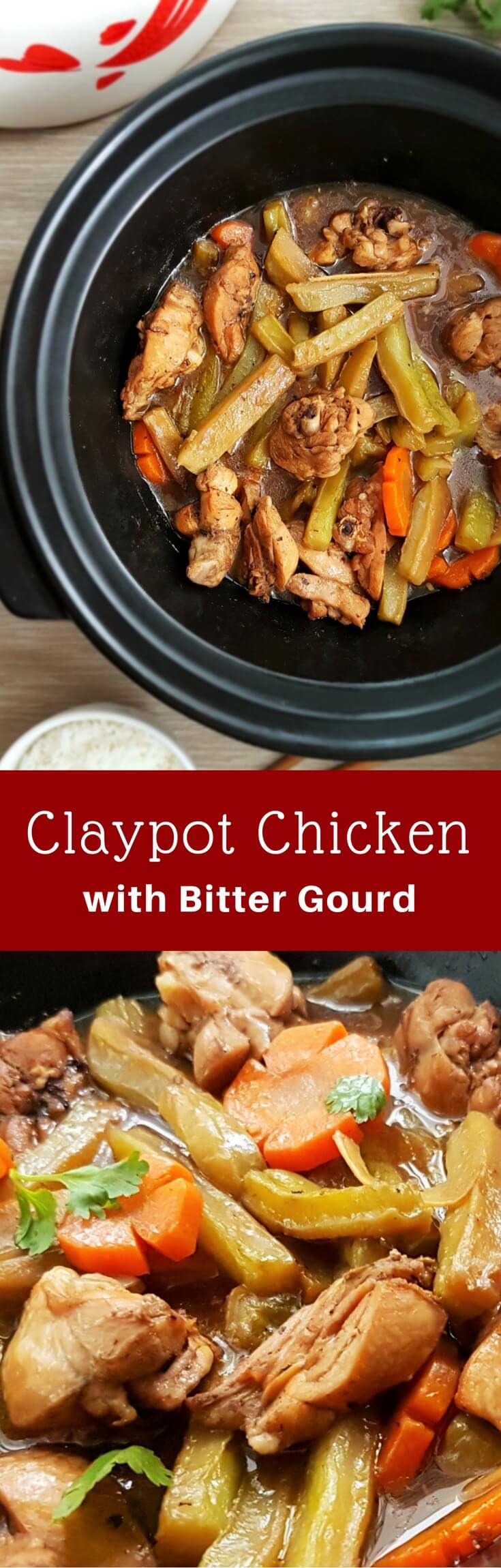 claypot chicken with bitter gourd