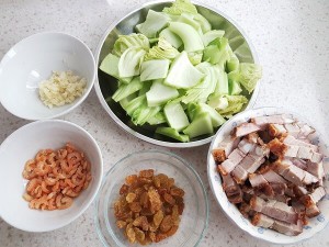chinese mustard rice ingredients