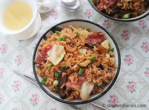 Chinese Sausage Rice (Lap Cheong Fan)