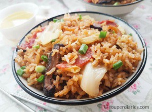 Chinese sausage rice