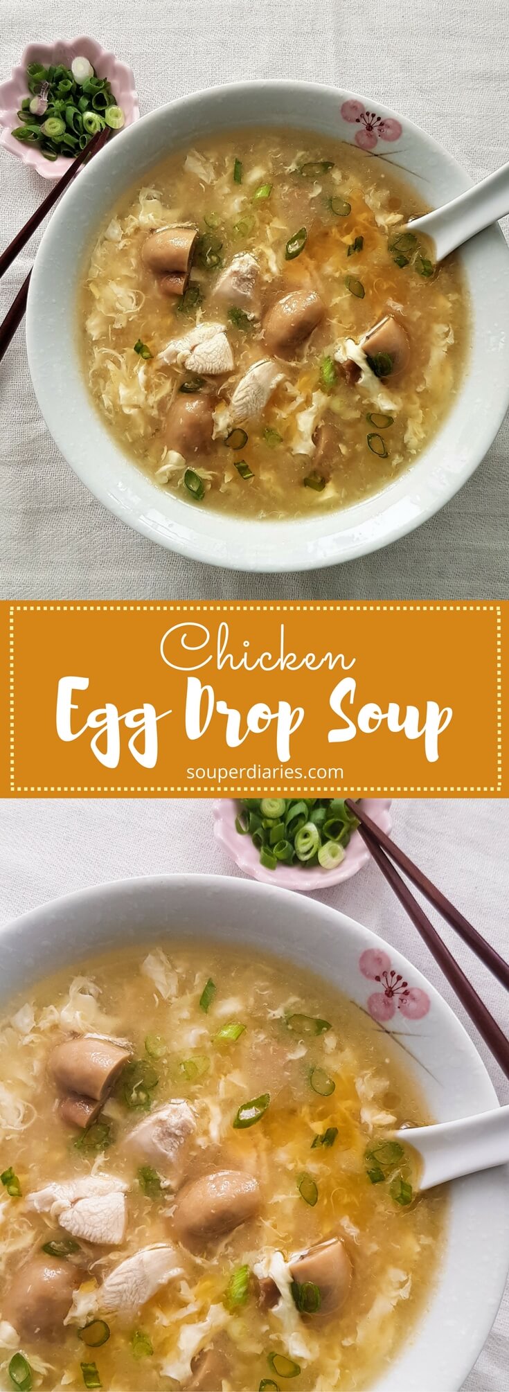 Chicken egg drop soup