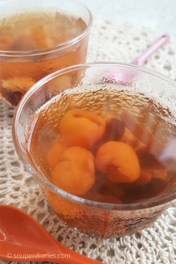 Red dates longan tea (thermal cooker recipe)
