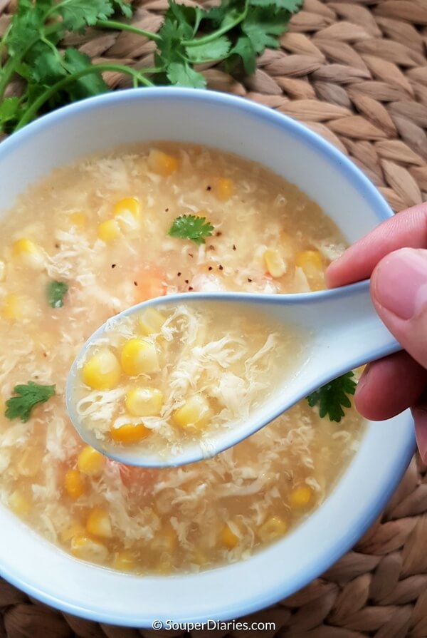 Chinese Corn Soup Recipe - Souper Diaries