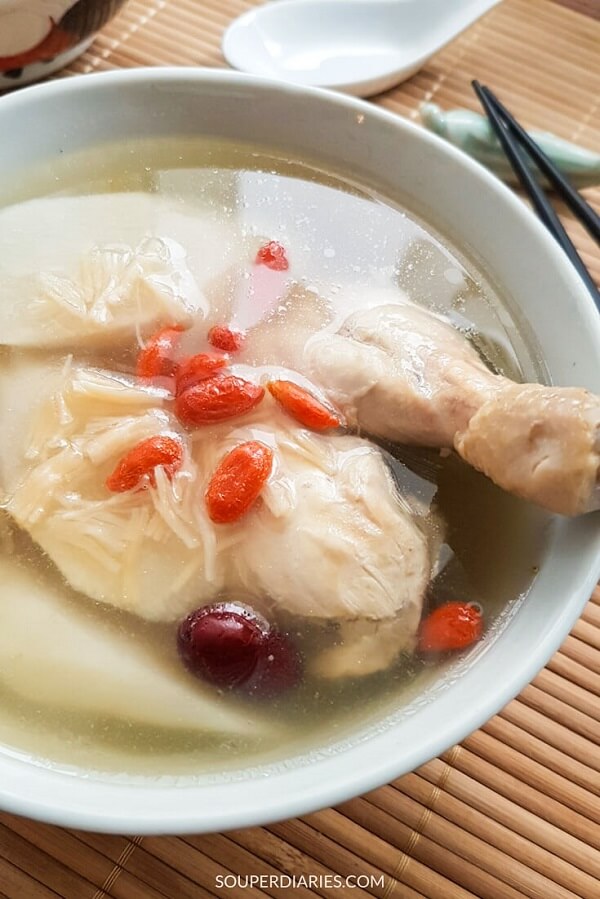 Chinese yam soup recipe