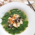 Chinese spinach soup (Amaranth Soup)