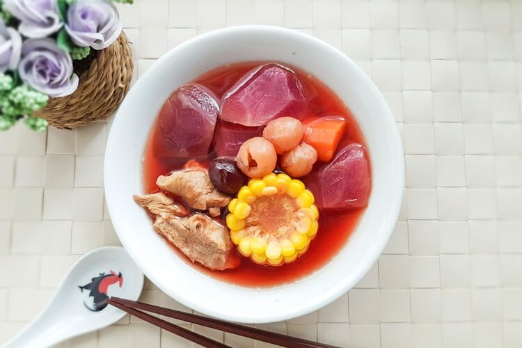 Beetroot and Corn Soup