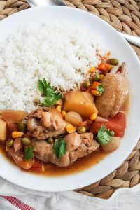 Chicken potato stew (thermal cooker recipe)