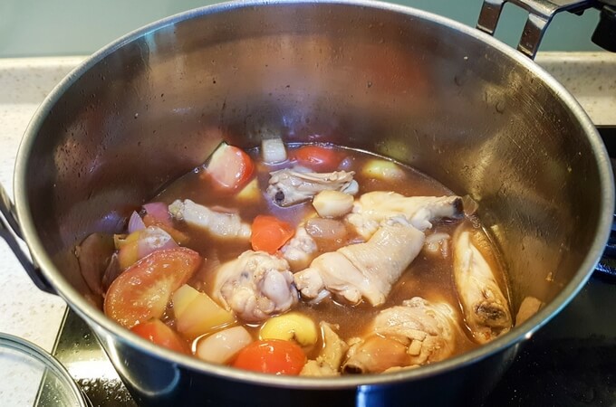 Chicken and potato stew