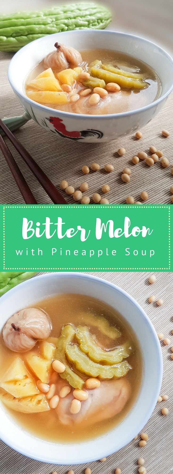 Chinese bitter melon soup