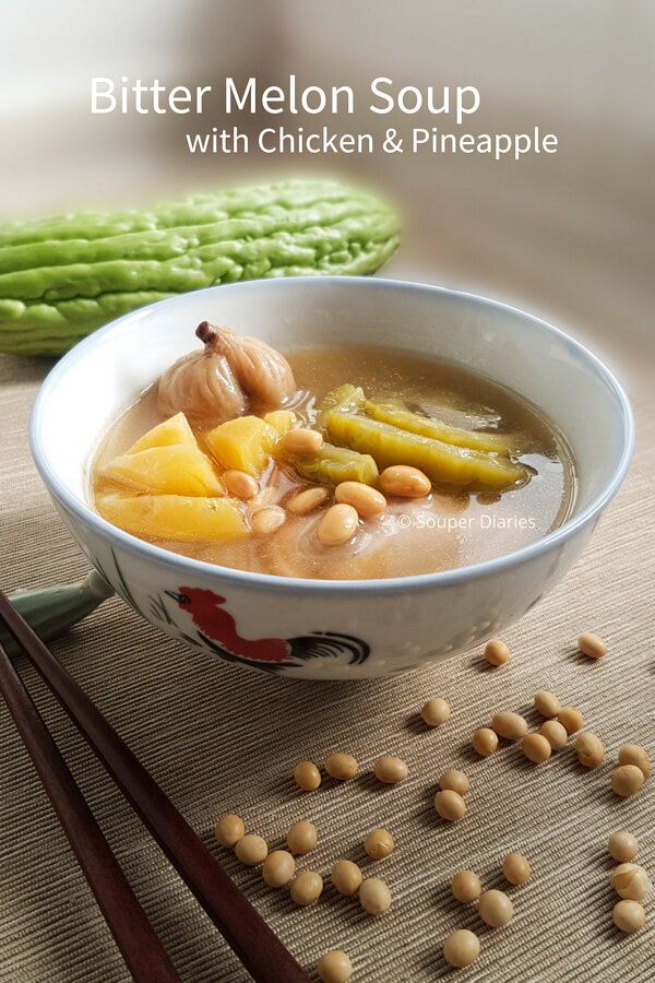 Chinese bitter melon soup 