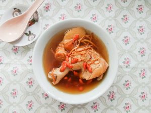 Cordyceps flower chicken soup