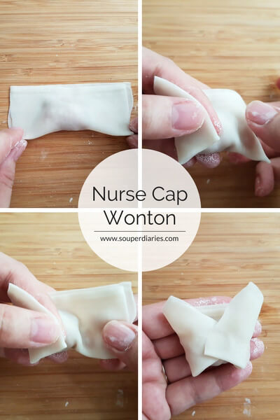 Nurse cap wonton