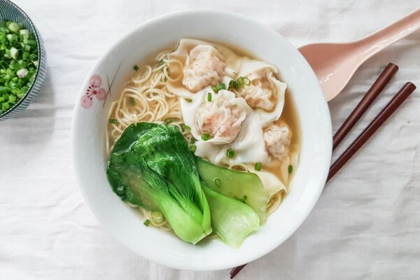 Cantonese Wonton Noodle Soup With Dried Flounder Souper Diaries