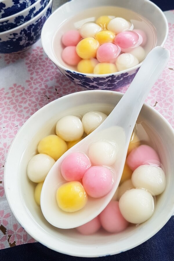 Tang Yuan (Glutinous rice balls in sweet ginger syrup)