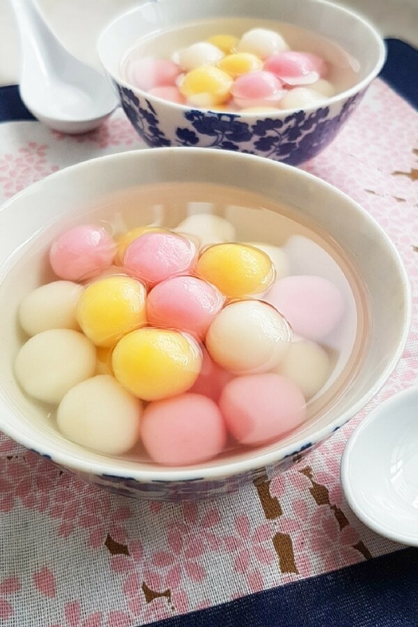 Tang Yuan Recipe (Glutinous Rice Balls in Sweet Ginger 