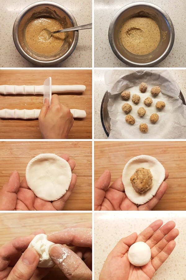 How to make tang yuan with peanut butter filling