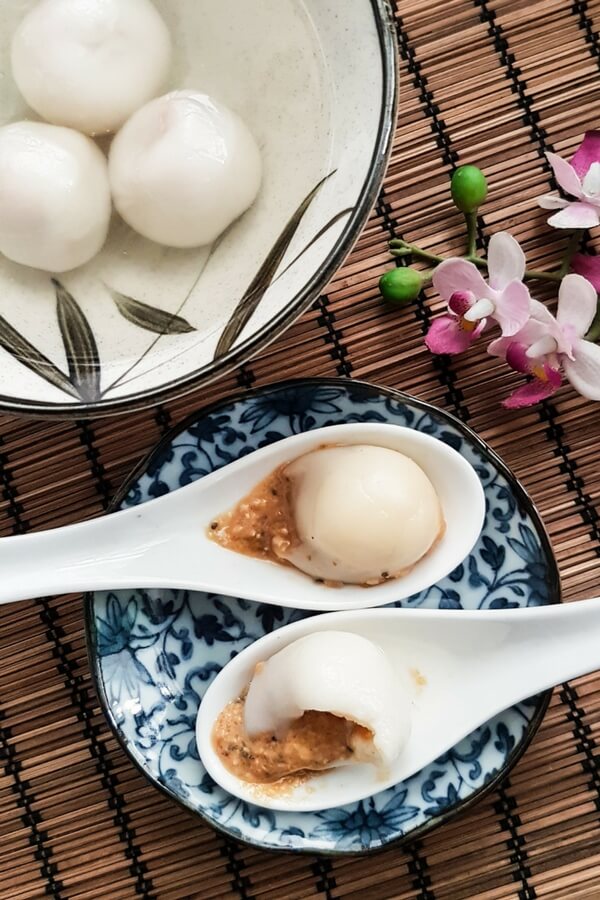 Peanut dumplings recipe (peanut tang yuan)