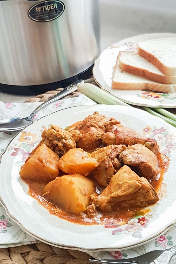 Chinese Chicken Potato Curry (Thermal Cooker Recipe)