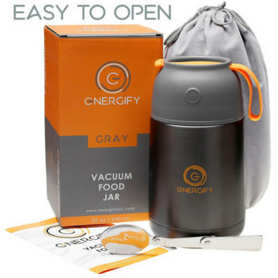 Energify Vacuum Insulated Food Jar 22 oz 