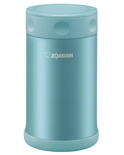 Zojirushi Stainless Steel Aqua Blue Food Jar