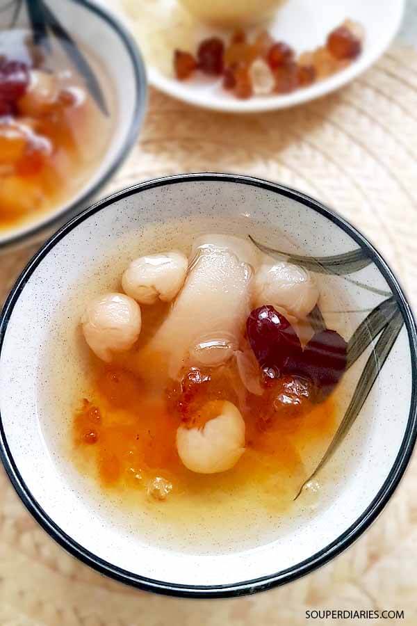 Peach Gum and Pear Dessert - Souper Diaries